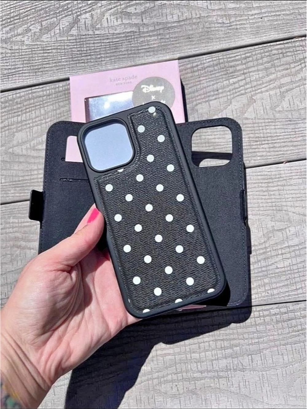 Kate Spade New York Disney Minnie Mouse polka dot phone case Minnie Mouse Polka